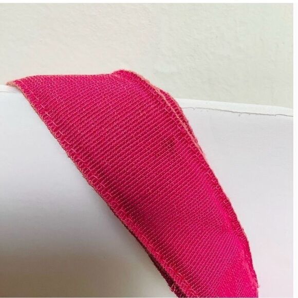 ADRIANA CARAS RAFFIA TOTE BAG -BEACH -VACATION BAG ORANGE OVERSIZED EUC - Picture 11 of 13